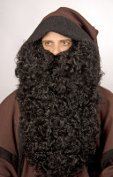 Vista previa: Barba negra larga disfraz de Ruprecht
