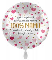 100% Mama Folienballon 43cm