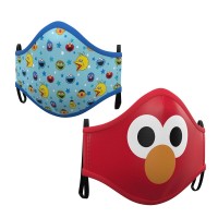 Vorschau: 2 Mund-Nase-Masken Elmo and Friends Kinder 10-12