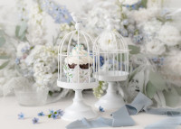 Preview: Decorative birdcage white 27.5cm