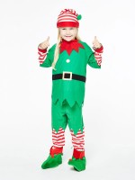 Widok: Kostium świątecznego elfa dla dzieci