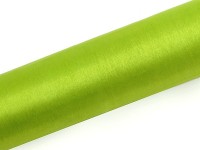 Aperçu: Tissu Organza Julie vert clair 9m x 16cm