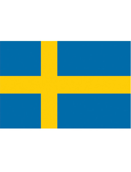 Schweden Fan Flagge 90 x 150cm