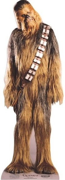 Supporto in cartone Star Wars Chewbacca da 96 cm