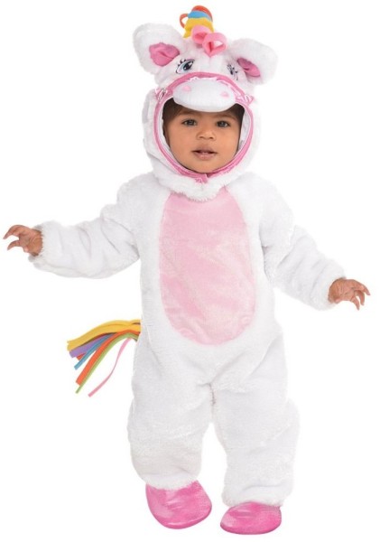 Rainbow unicorn baby costume