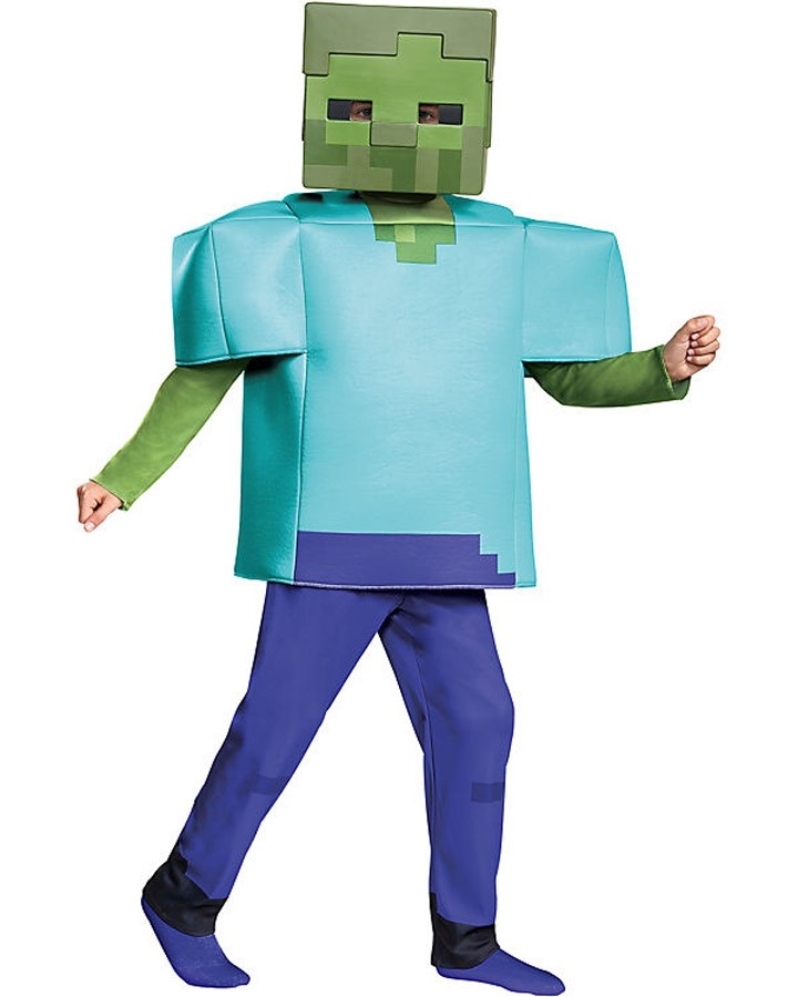 Costume da zombi Minecraft per bambini