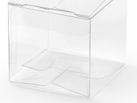 Vista previa: 10 cajas de regalo transparentes de 5 x 5 x 5 cm