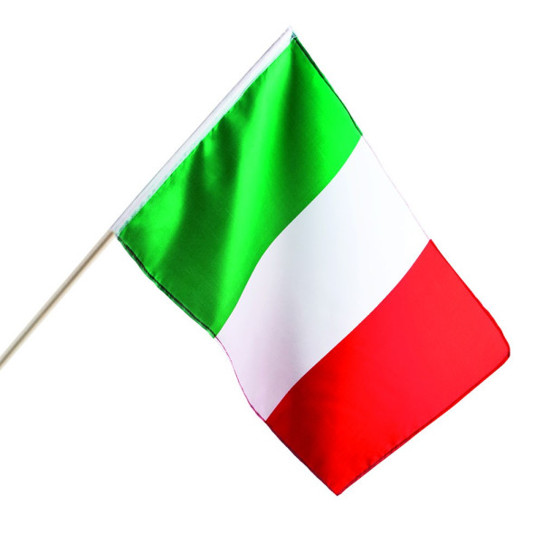 Italian hand flag 30x45cm