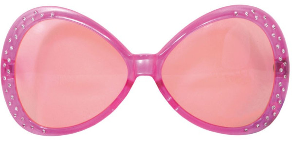 Jewel party glasses in pink