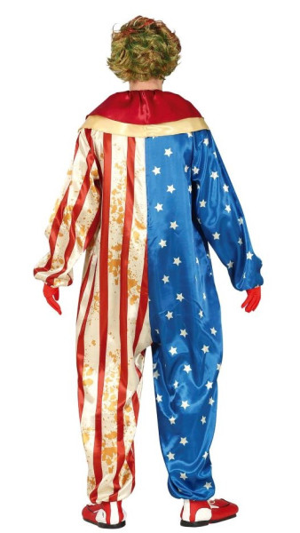 Costume clown horror americano per uomo