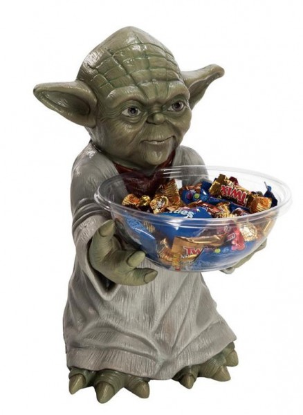 Bol à bonbons Star Wars Yoda 40cm avec bol