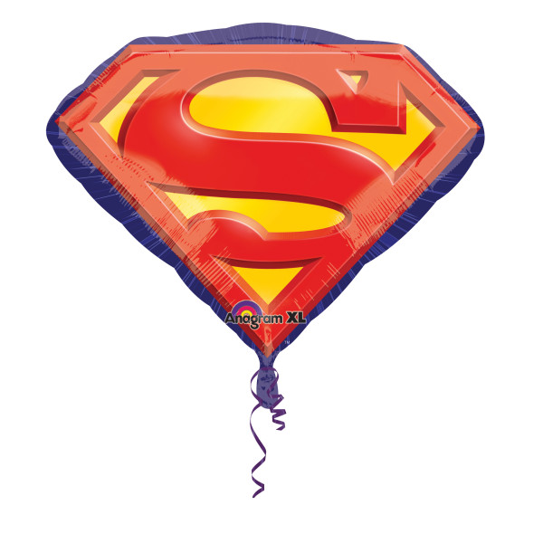 Emblème de Superman ballon aluminium