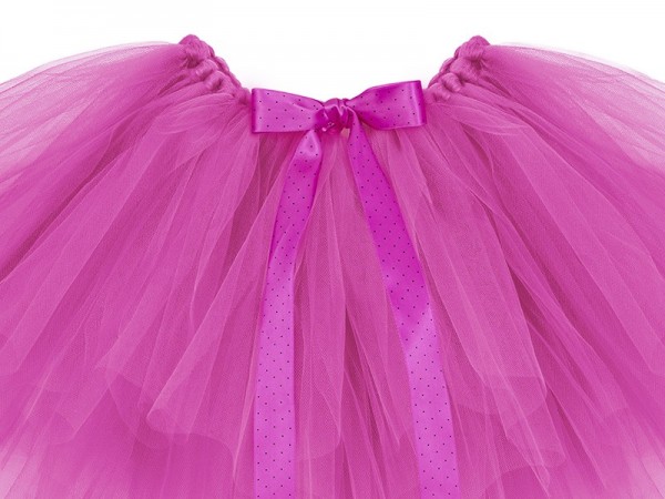 Nice tutu pink with dotted bow 3