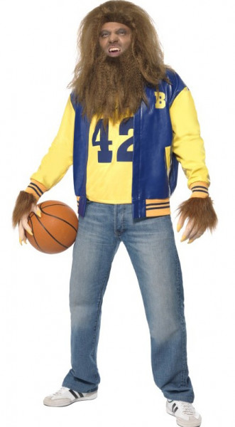 High school sports star werewolf costume