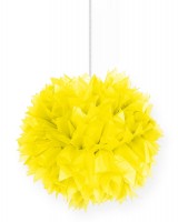 Sfera a palloncino giallo neon Pompon 30cm
