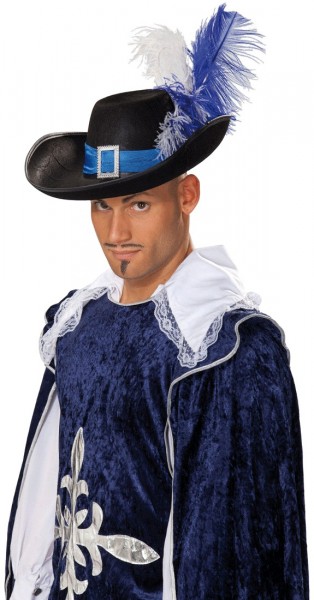 Noble musketeer hat blue