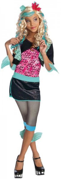 Monster High pige kostume Teen Lagoona Blue