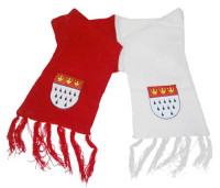 Preview: Cologne scarf with coat of arms 120 x 18cm