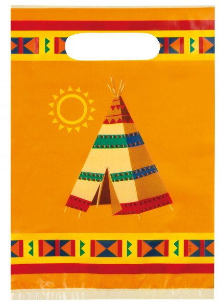 6 bolsas de regalo de fiesta india en dos colores 2