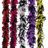 Vista previa: Boa de plumas bicolor en 5 colores