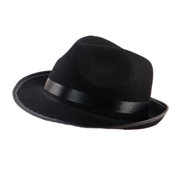 Blues Brothers hoed gemaakt van vilt