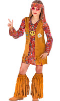 Disfraz de chica hippie Tracy niña