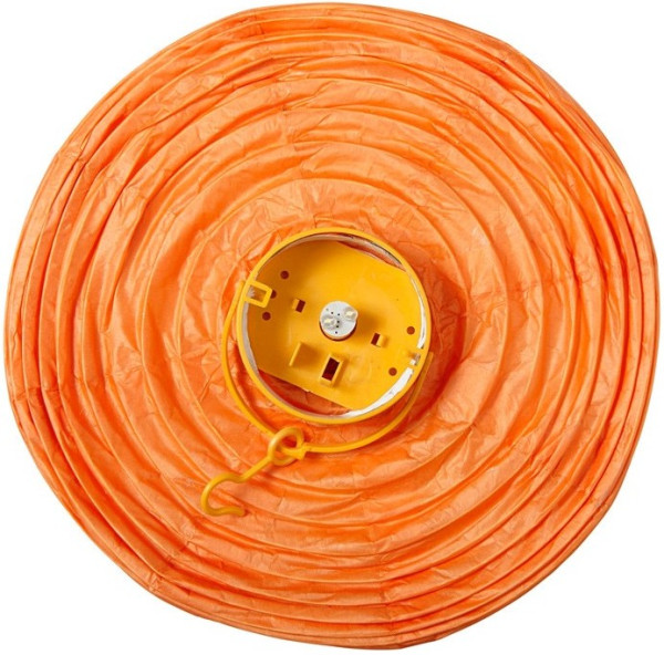 Orangefarbener LED Lampion 30cm 4