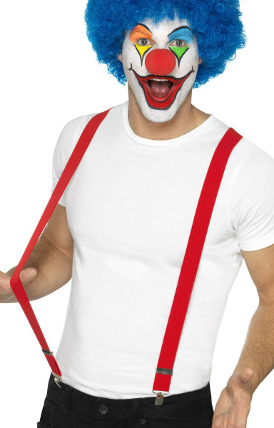 Red clowns suspenders