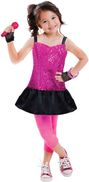 Popstar Pauline Kostüm für Mädchen