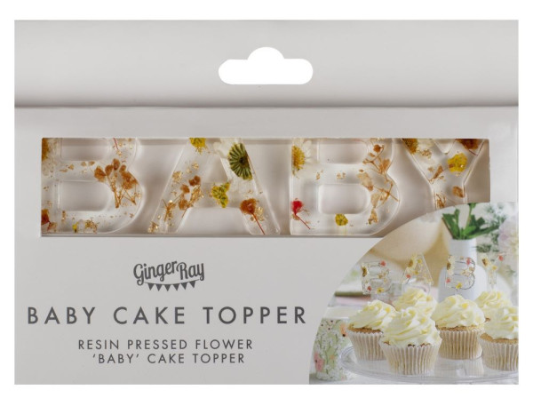 Cupcake Topper Baby - Blühendes Leben 3