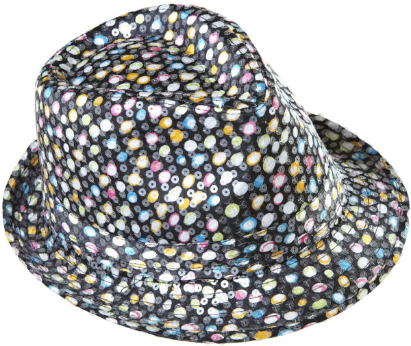 Sombrero de fiesta disco colorido