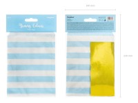 Preview: 6 candy party gift bags pastel blue