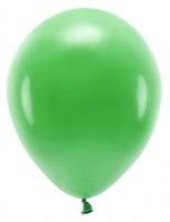 10 Eco Pastell Ballons grasgrün 26cm