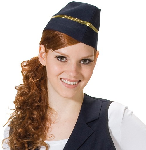 Stewardess Schiffchen Kappe Für Damen