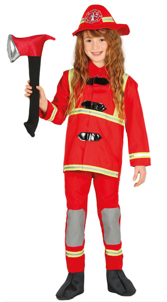 Firefighter fire department costume for children