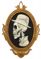 Aperçu: Décoration de fête Halloween Talking Mr Skull