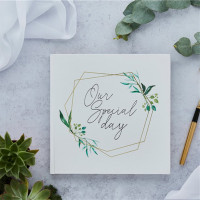 Preview: Geometric wedding guest book