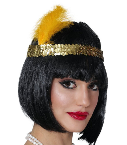 Charleston sequin headband gold