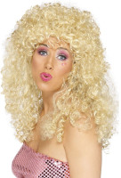 Perruque boogie blonde des années 80