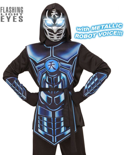 Costume Cyber Ninja Suono e Luce per bambini 5