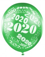 Preview: 50 Welcome 2020 balloons 30cm