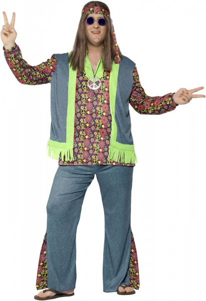 Chill out hippie costume for men
