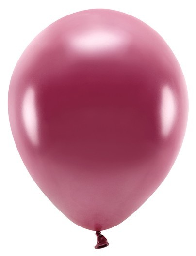 10 palloncini eco metallizzati mora 26cm