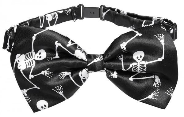 Dead dance skeleton bow tie