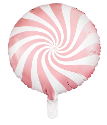 Candy Party folieballong ljusrosa 45cm