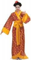 Gelb Goldener Geisha Kimono