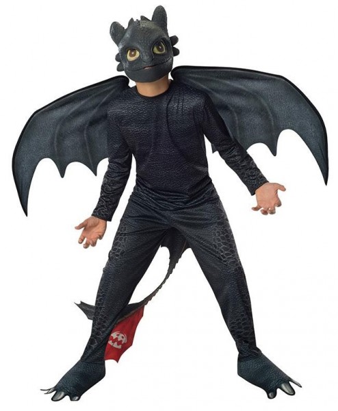 Toothless dragon child costume