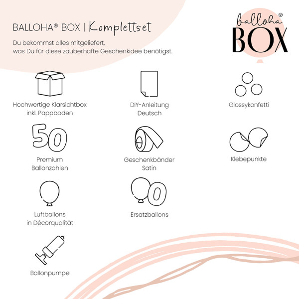 Balloha Geschenkbox DIY Royal Flamingo 50 XL 4
