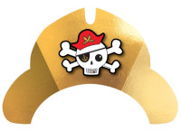 8 party hats pirate treasure island