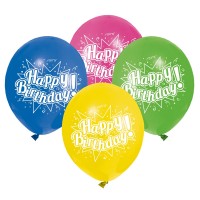 8 Birthday Spektakel Ballons 22cm